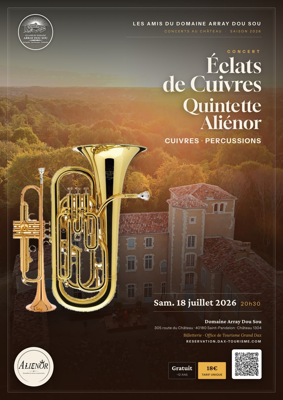 Affiche Éclats de Cuivres — Sam. 18 juillet · 20h30